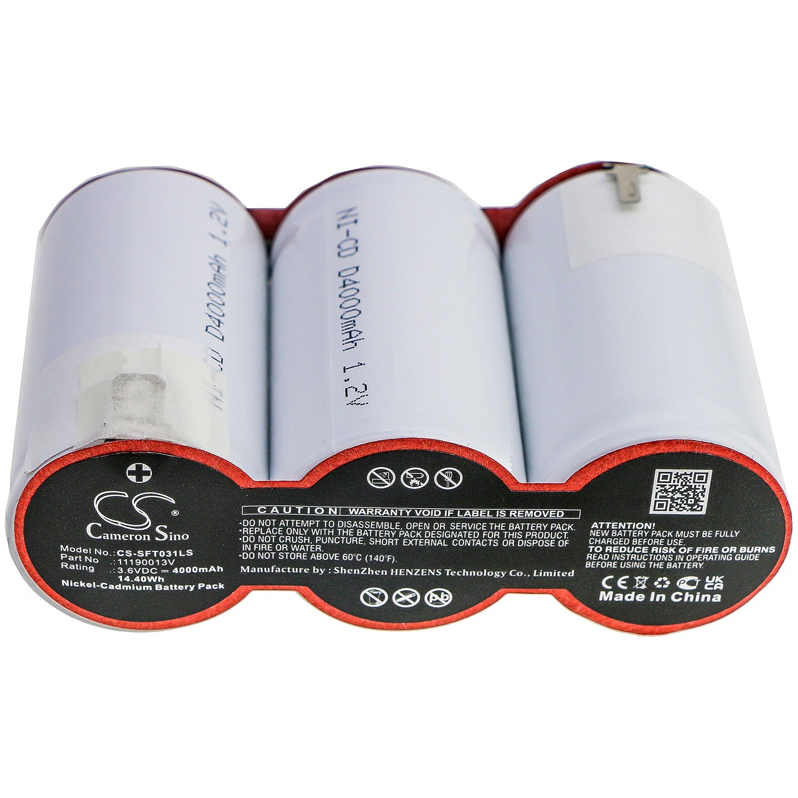 Ni - CD Battery fits Van Lien, 11190013v, 3savtd113lf, Set A 3 St D 4.0/ht Lb 3.6V, 4000mAh - Batterybuyer.ca