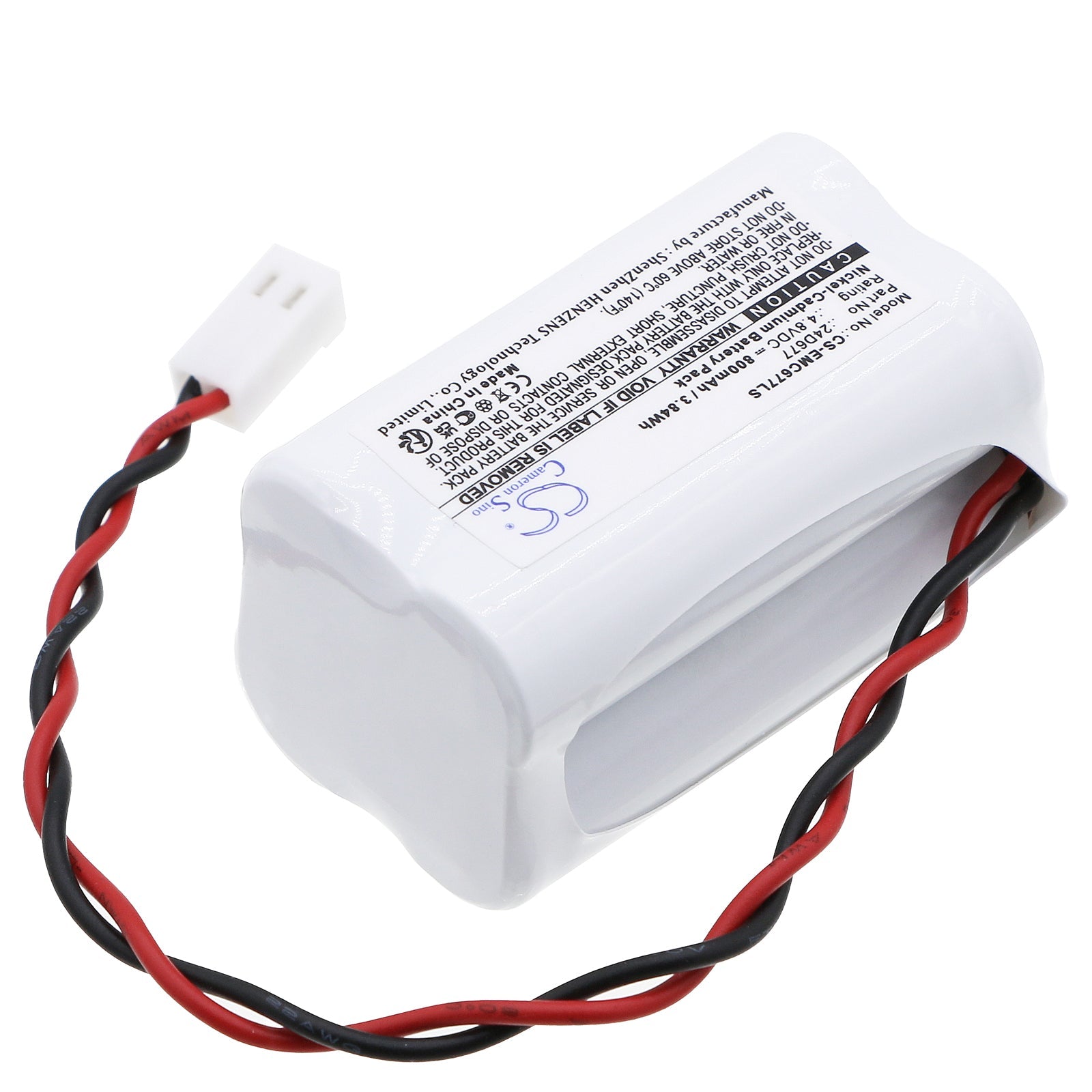 Ni-CD, Emergency Lighting Battery fits Dual-lite As80, As80i, 4.8V, 800mAh Emergency Lighting Cameron Sino Technology Limited