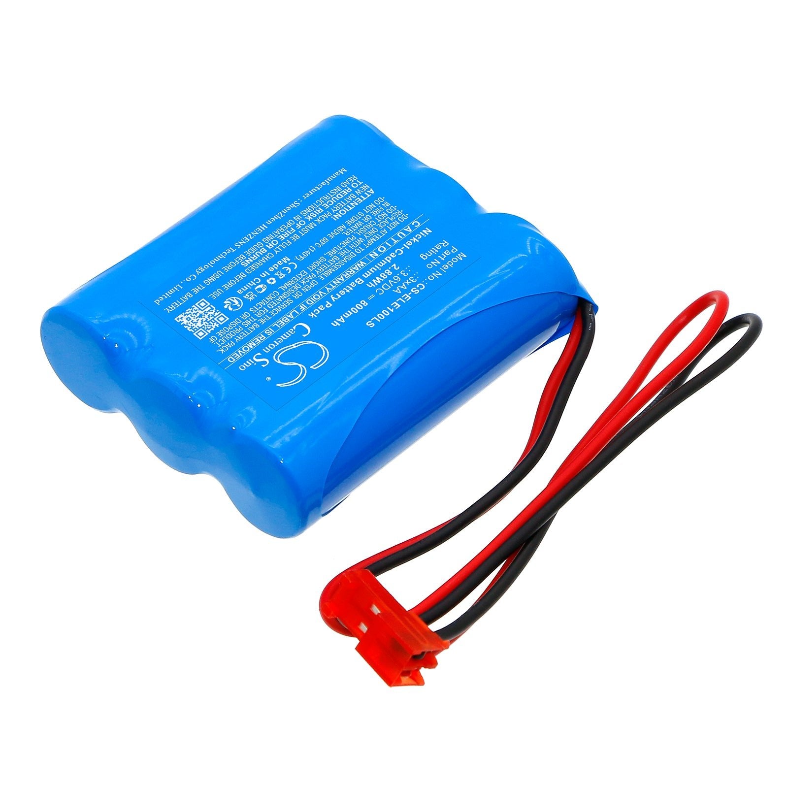 Ni - CD, Emergency Lighting Battery fits Elxteu Best Lighting Emergency Exit S, 3.6V, 800mAh - Batterybuyer.ca