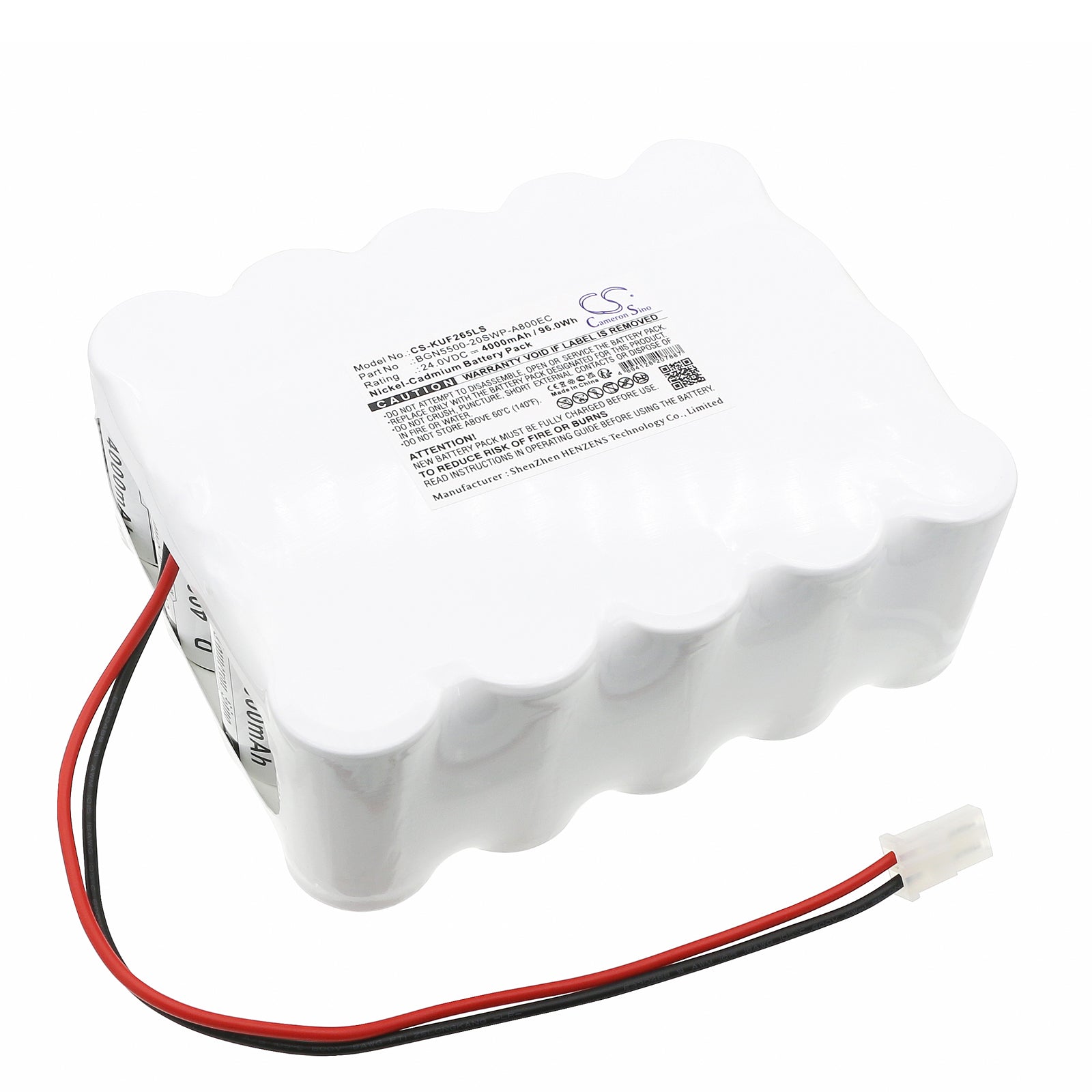 Ni-CD, Emergency Lighting Battery fits Kaufel 002072, 2095, 24.0V, 4000mAh Emergency Lighting Cameron Sino Technology Limited