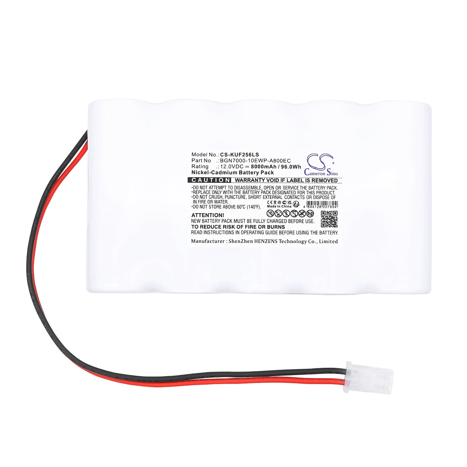 Ni-CD, Emergency Lighting Battery fits Kaufel 002256, 2266, 12.0V, 8000mAh Emergency Lighting Cameron Sino Technology Limited