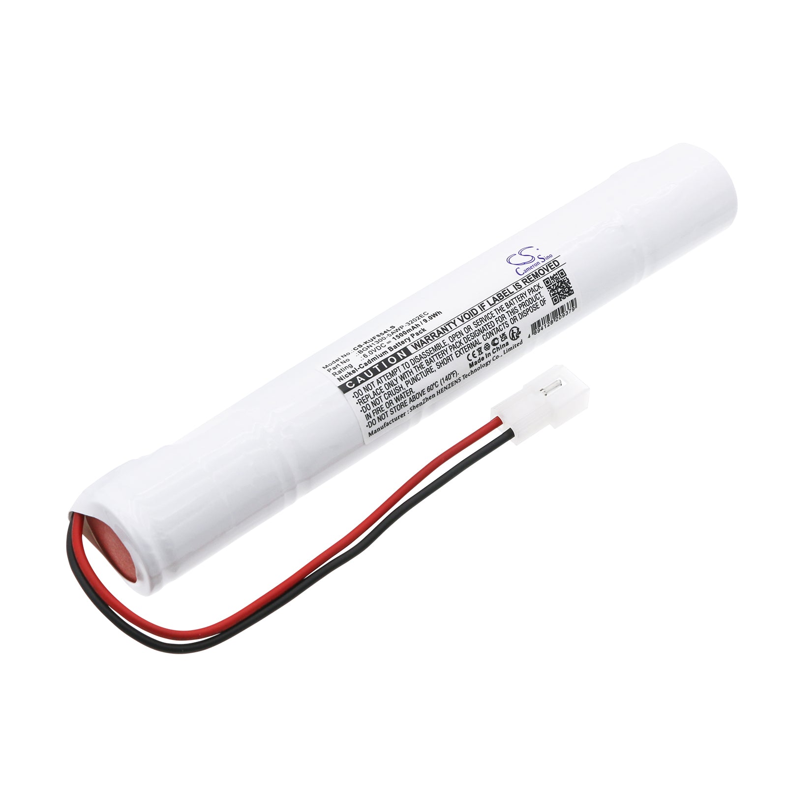 Ni-CD, Emergency Lighting Battery fits Kaufel 850.0034, 6.0V, 1500mAh Emergency Lighting Cameron Sino Technology Limited