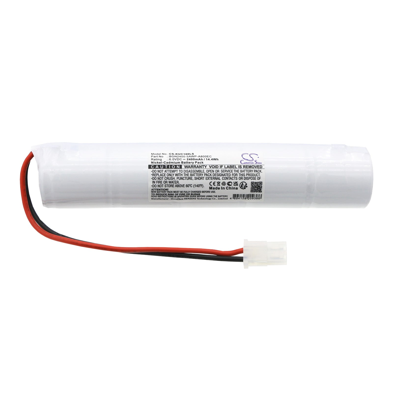 Ni-CD, Emergency Lighting Battery fits Kaufel C1, 6.0V, 2400mAh Emergency Lighting Cameron Sino Technology Limited
