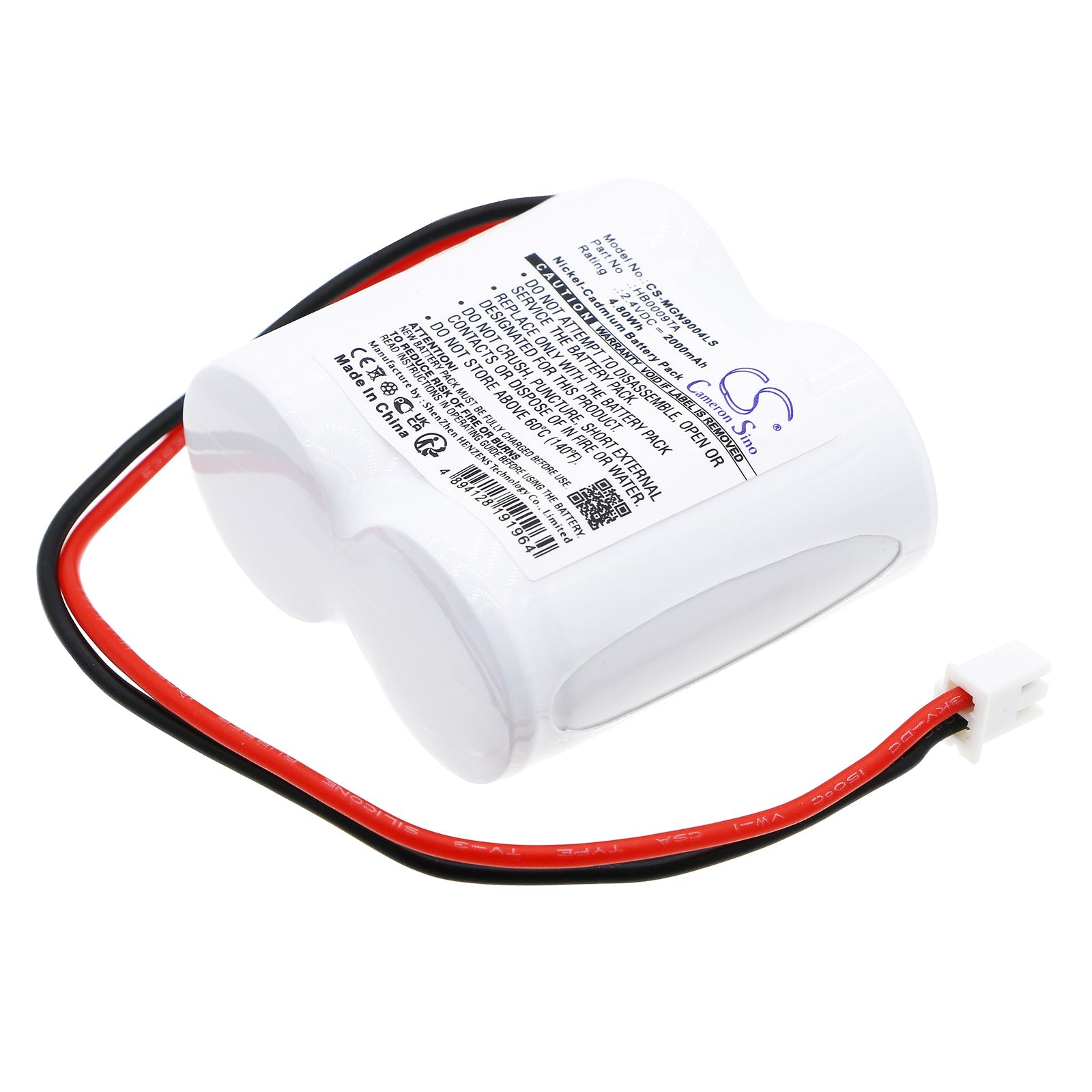 Ni-CD, Emergency Lighting Battery fits Legrand 061090, 625025, 2.4V, 2000mAh Emergency Lighting Cameron Sino Technology Limited