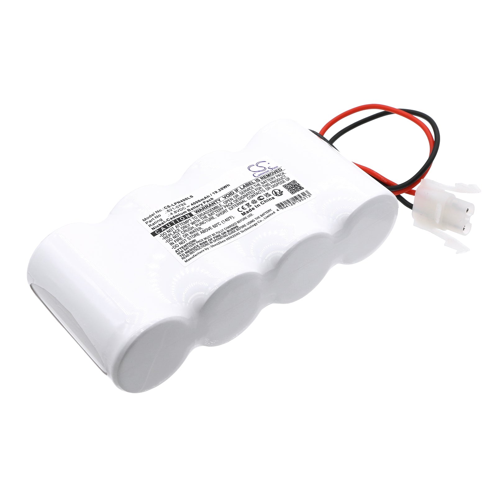 Ni-CD, Emergency Lighting Battery fits Lite-plan Hrn/4, Hrn/4-k, 4.8V, 4000mAh Emergency Lighting Cameron Sino Technology Limited