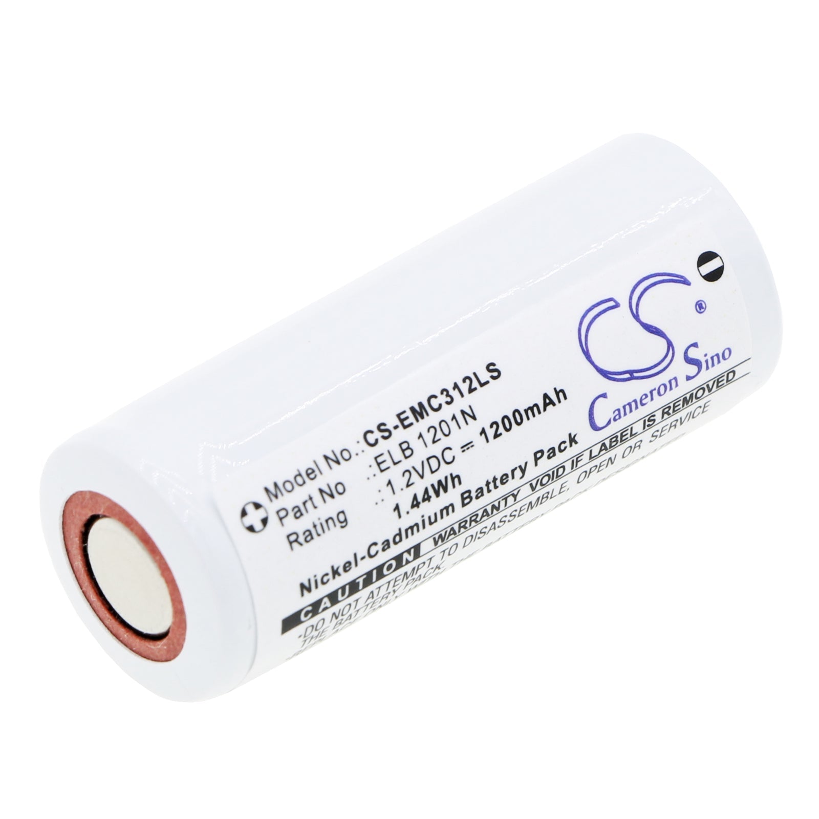 Ni-CD, Emergency Lighting Battery fits Lithonia Le S 1 R 120/277 El N, Le S 1 R 120/277 El N Sd, 1.2V, 1200mAh Emergency Lighting Cameron Sino Technology Limited