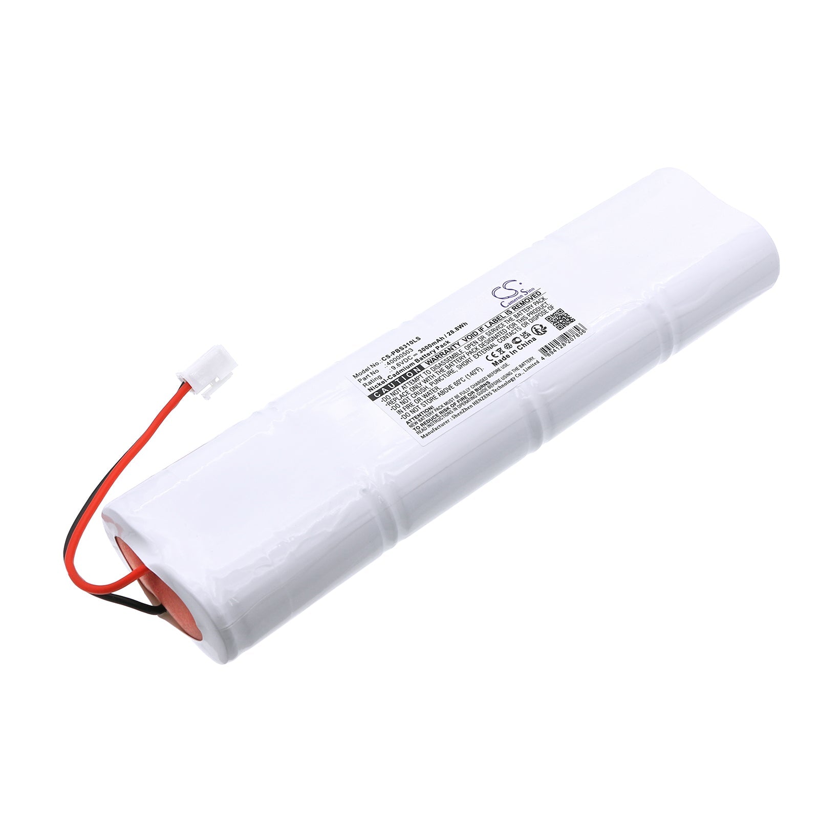 Ni-CD, Emergency Lighting Battery fits Philips Bodine Bsl310sb, 9.6V, 3000mAh Emergency Lighting Cameron Sino Technology Limited