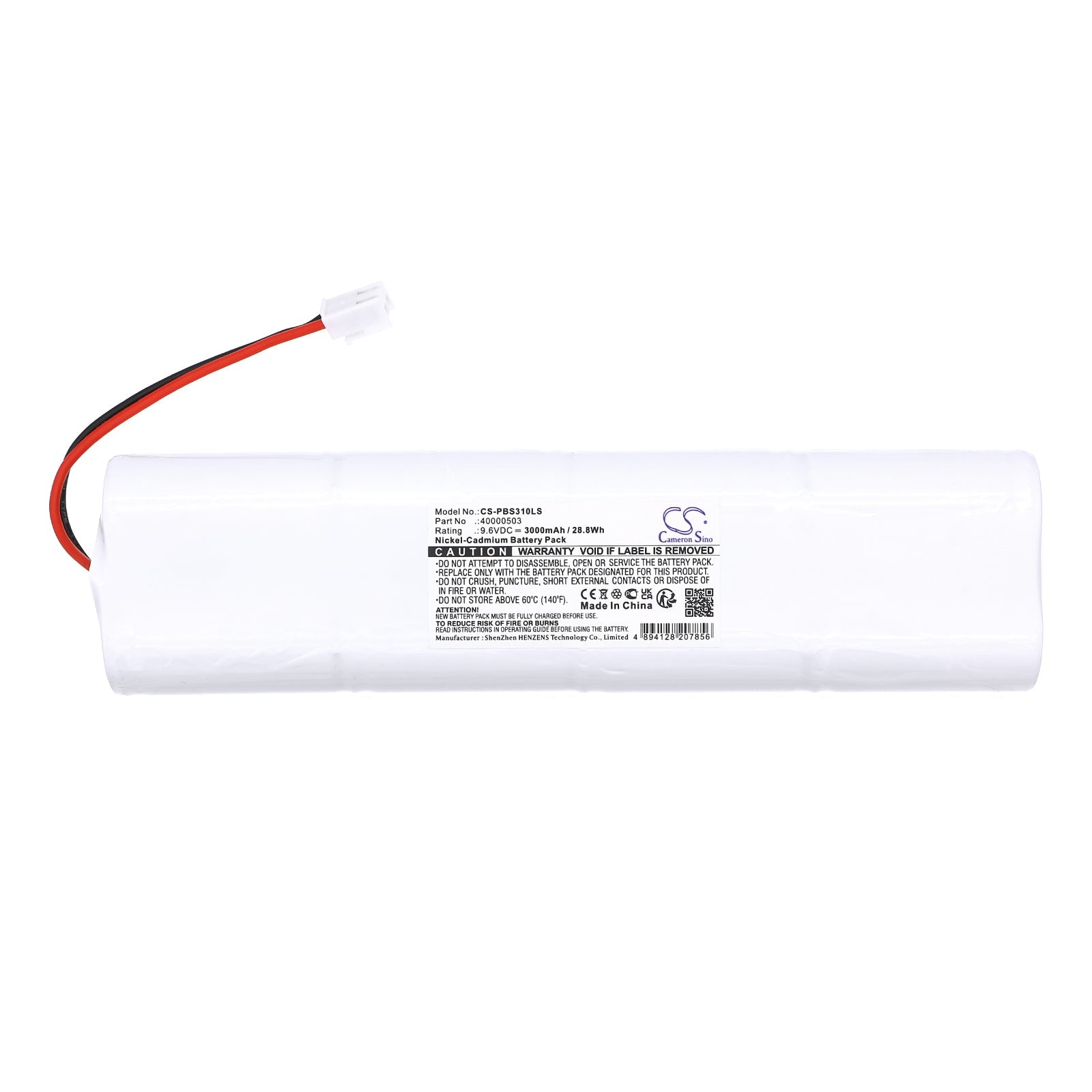 Ni-CD, Emergency Lighting Battery fits Philips Bodine Bsl310sb, 9.6V, 3000mAh Emergency Lighting Cameron Sino Technology Limited