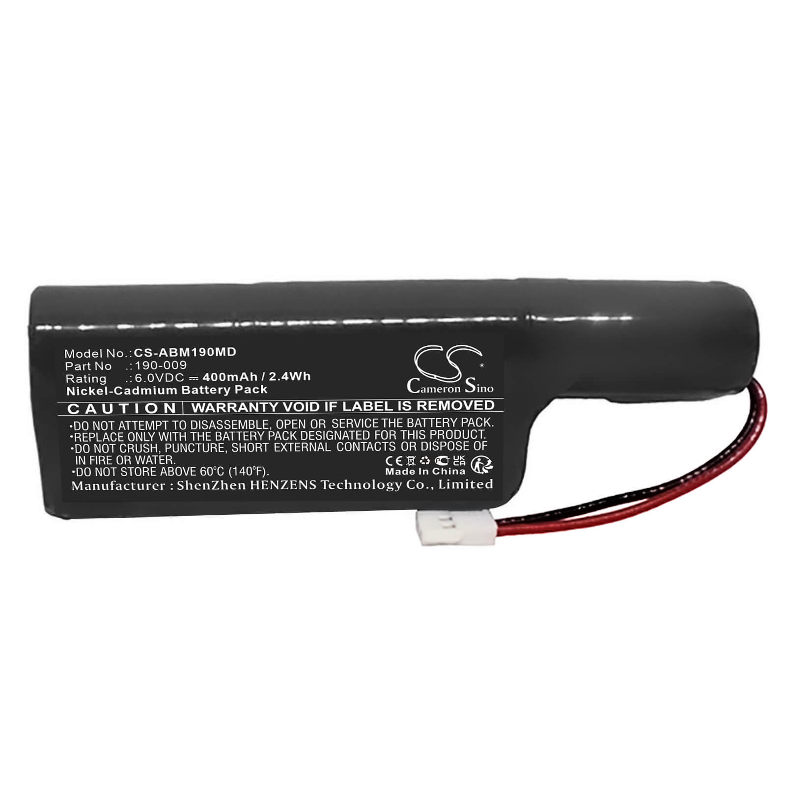 Ni-CD, Medical Battery fits Alcon Autokeratometer, Keratometer, 6.0V, 400mAh Medical Cameron Sino Technology Limited