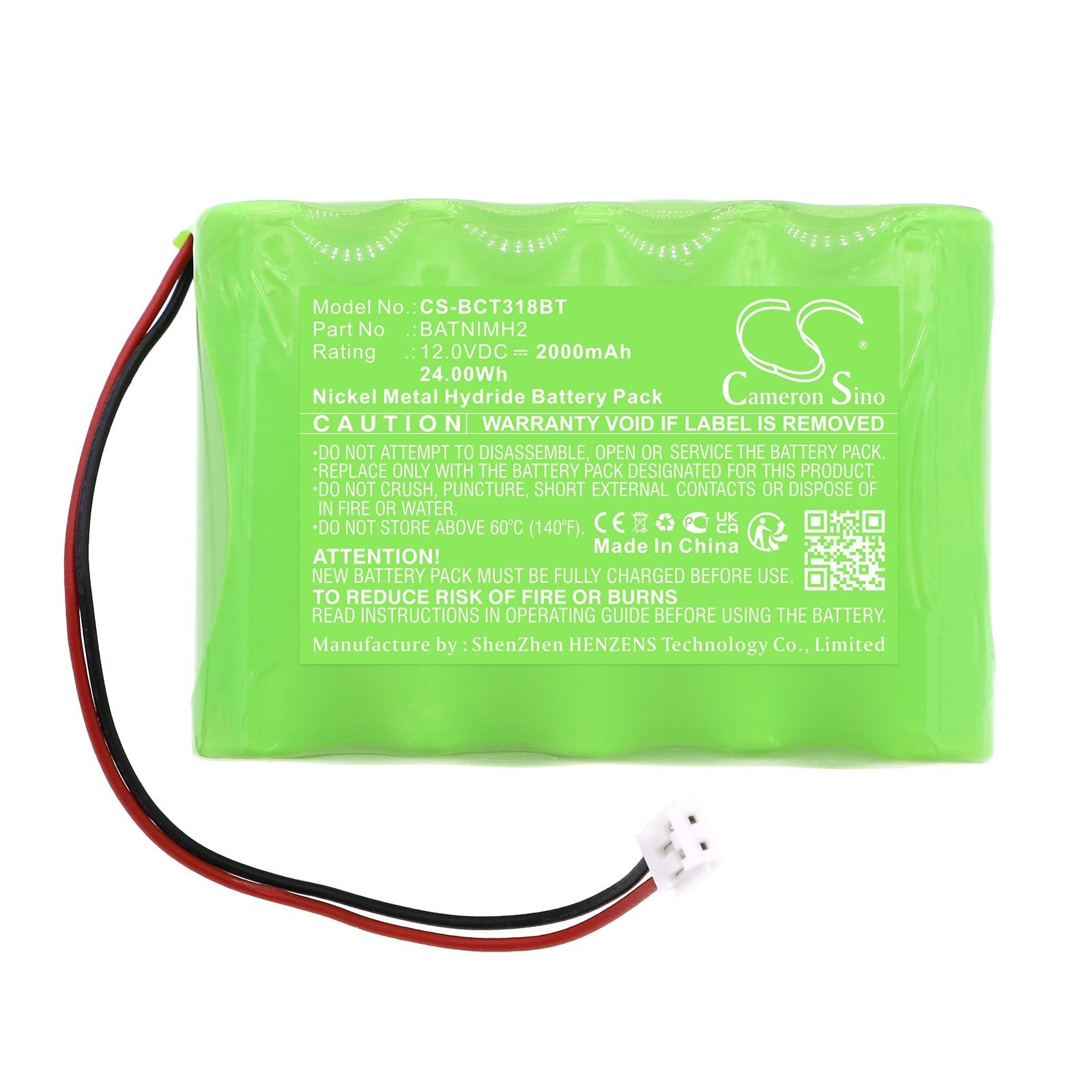 Ni - MH, Alarm System Battery fits Daitem 318 - 16d, Es318 - 22f, 12.0V, 2000mAh - Batterybuyer.ca