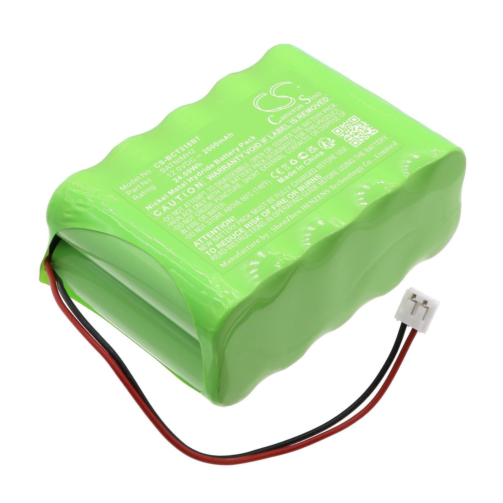 Ni - MH, Alarm System Battery fits Daitem 318 - 16d, Es318 - 22f, 12.0V, 2000mAh - Batterybuyer.ca