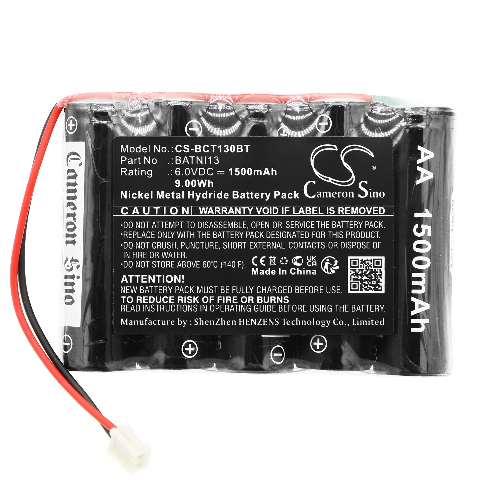 Ni - MH, Alarm System Battery fits Daitem Panel Pre 2007, 6.0V, 1500mAh - Batterybuyer.ca