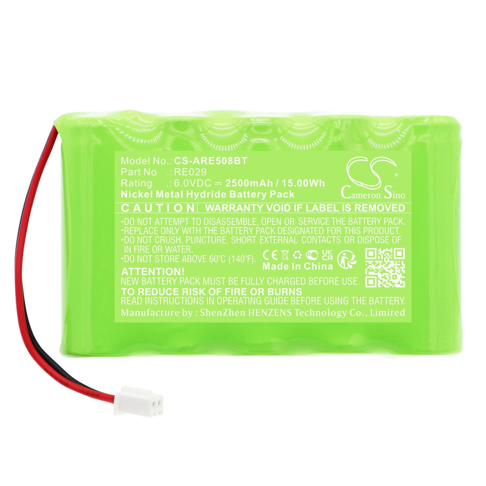 Ni - MH, Alarm System Battery fits Helix Alarm Panel, Alula Connect+ Control Panel, 6.0V, 2500mAh - Batterybuyer.ca