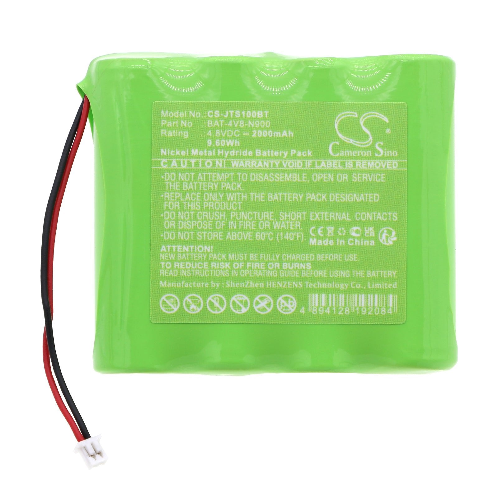 Ni - MH, Alarm System Battery fits Jablotron Ja - 100 Signal Repeater, 4.8V, 2000mAh - Batterybuyer.ca