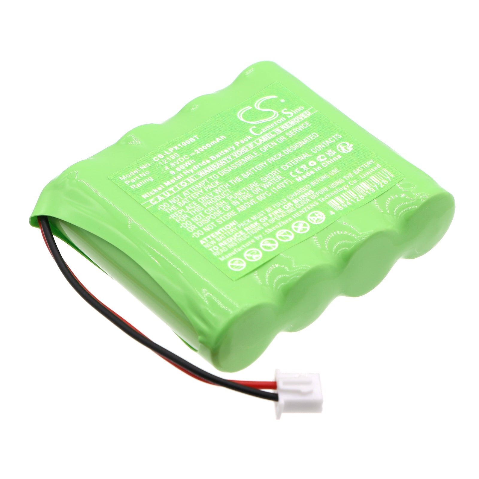Ni - MH, Alarm System Battery fits Lupus Xt1 Plus, 4.8V, 2000mAh - Batterybuyer.ca