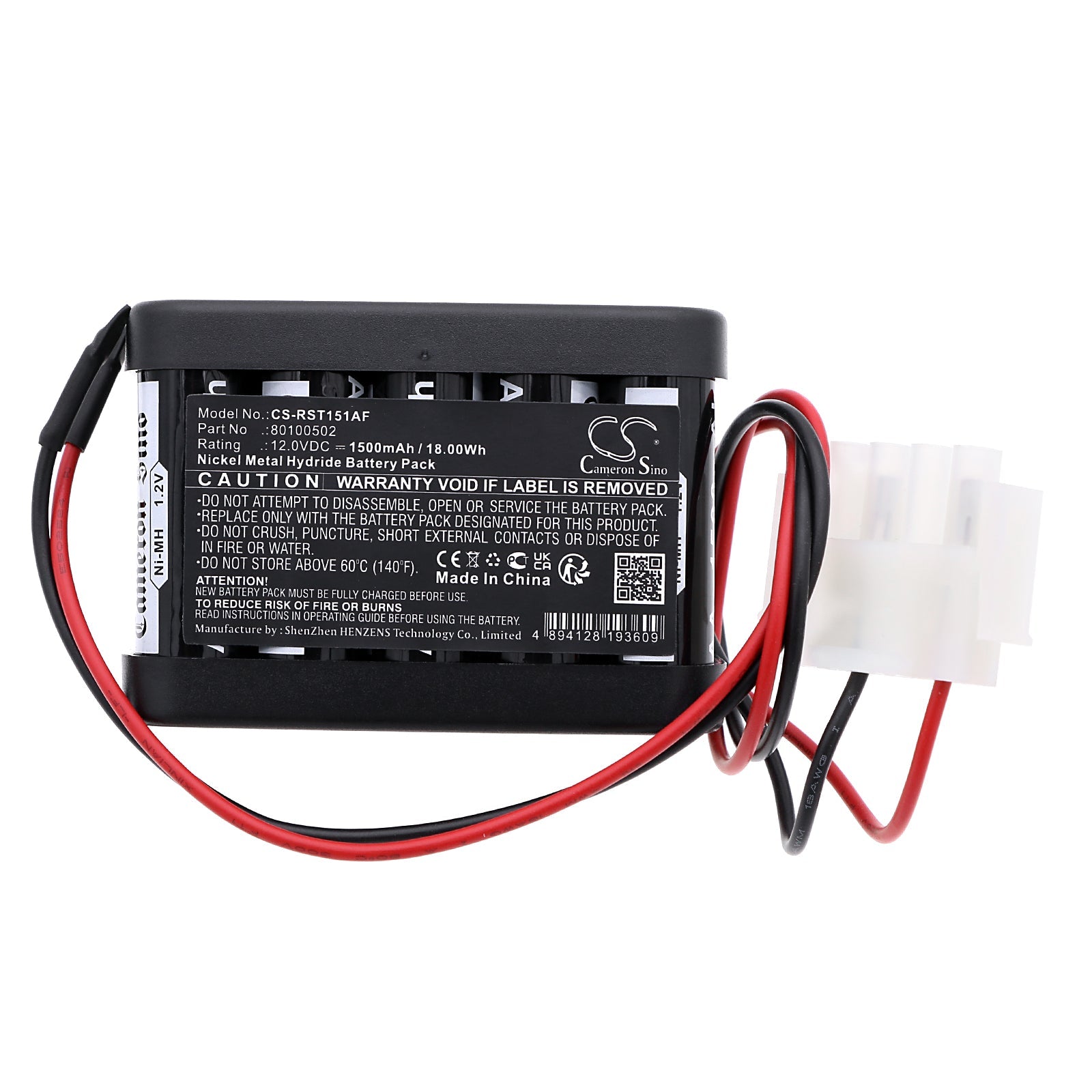 Ni-MH, Automatic Doors Battery fits Record Sta15, 12.0V, 1500mAh Automatic Doors Cameron Sino Technology Limited