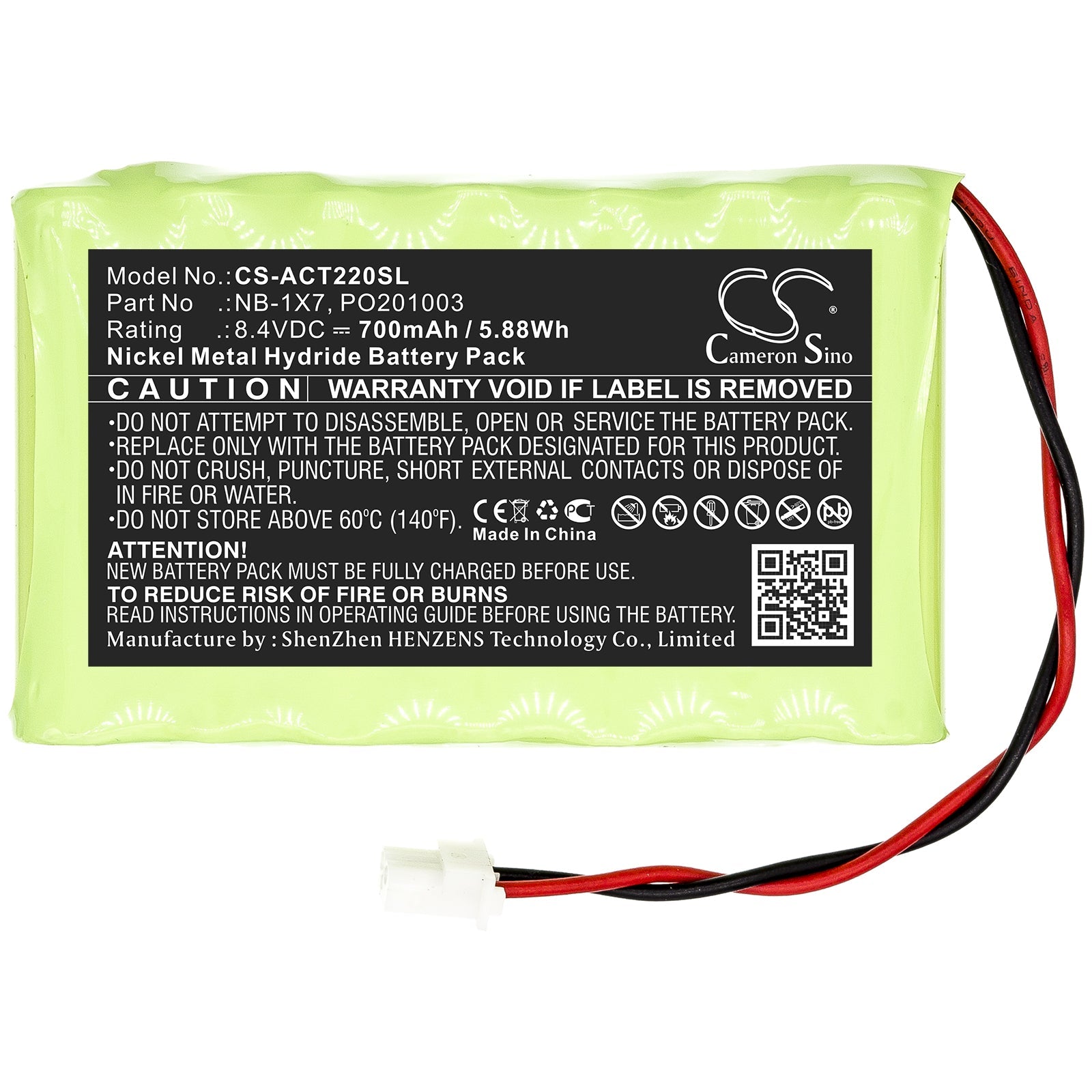 Ni-MH Battery fits Acutrac, 22 Pro, 22pro Mkii 8.4V, 700mAh Equipment & Survey & Test Cameron Sino Technology Limited