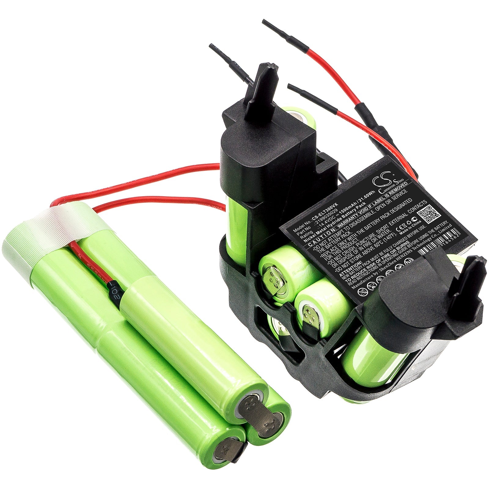 Ni-MH Battery fits Aeg, 273713, 900273725 14.4V, 1500mAh Vacuum Cameron Sino Technology Limited