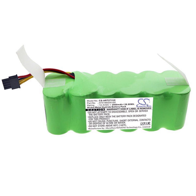 Ni-MH Battery fits Ariete, At5186005100 14.4V, 2000mAh Vacuum Cameron Sino Technology Limited