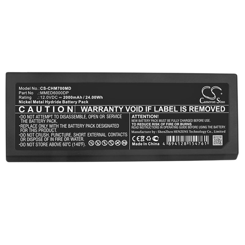 Ni-MH Battery fits Choicemmed, Mmed6000dp-m7, Medchoice 12.0V, 2000mAh Medical Cameron Sino Technology Limited