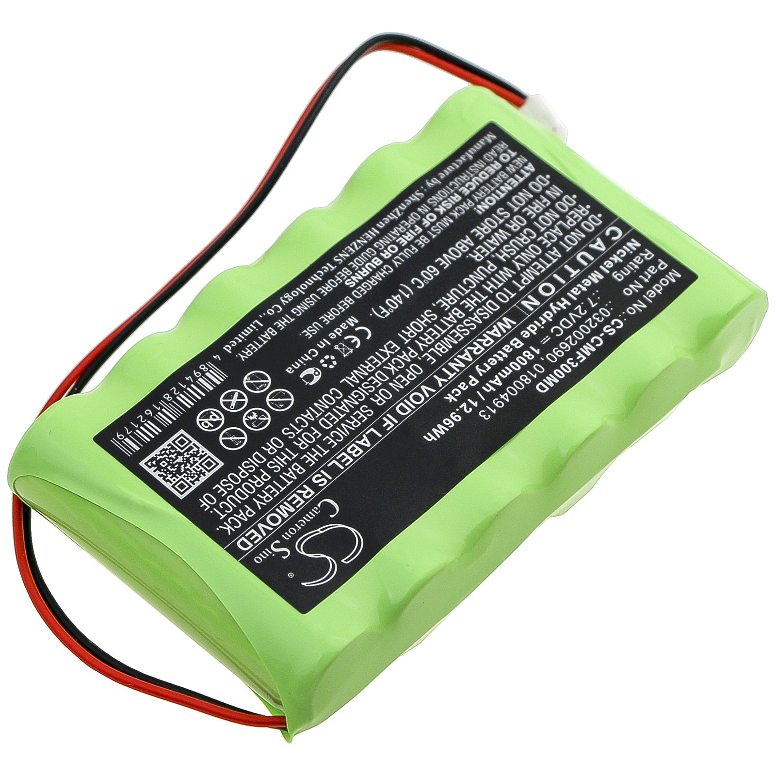 Ni-MH Battery fits Compex, Fitness, Fitness Tens 7.2V, 1800mAh Medical Cameron Sino Technology Limited