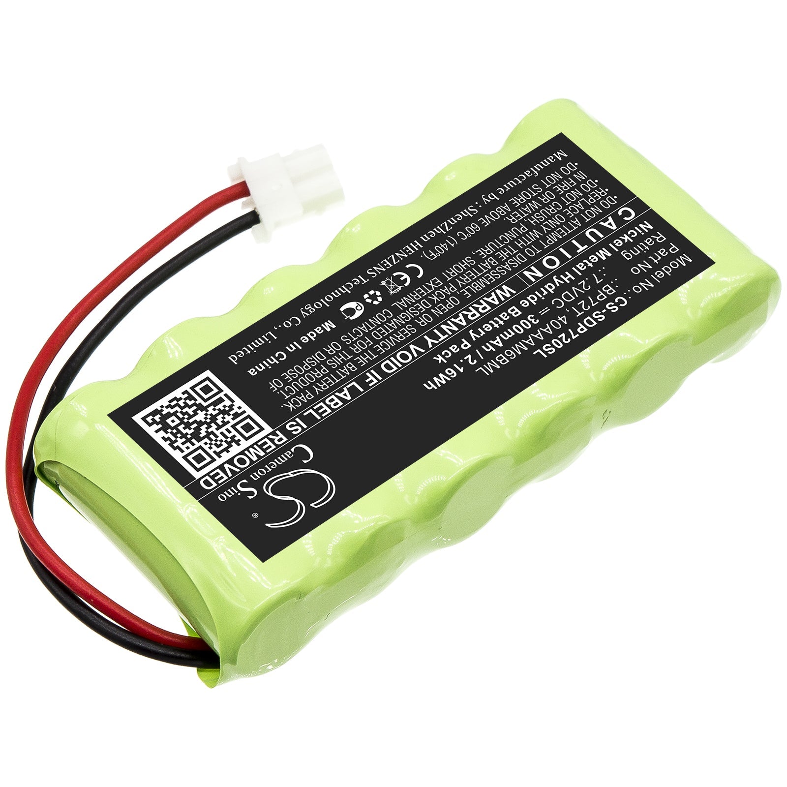 Ni-MH Battery fits Dogtra, Deluxe Bird Launcher Transmitter 7.2V, 300mAh Dog Collar Cameron Sino Technology Limited