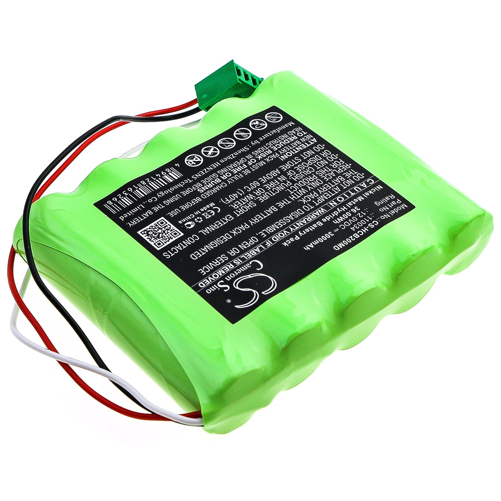 Ni-MH Battery fits Hellige, Scb2 Scope 12.0V, 3000mAh Medical Cameron Sino Technology Limited