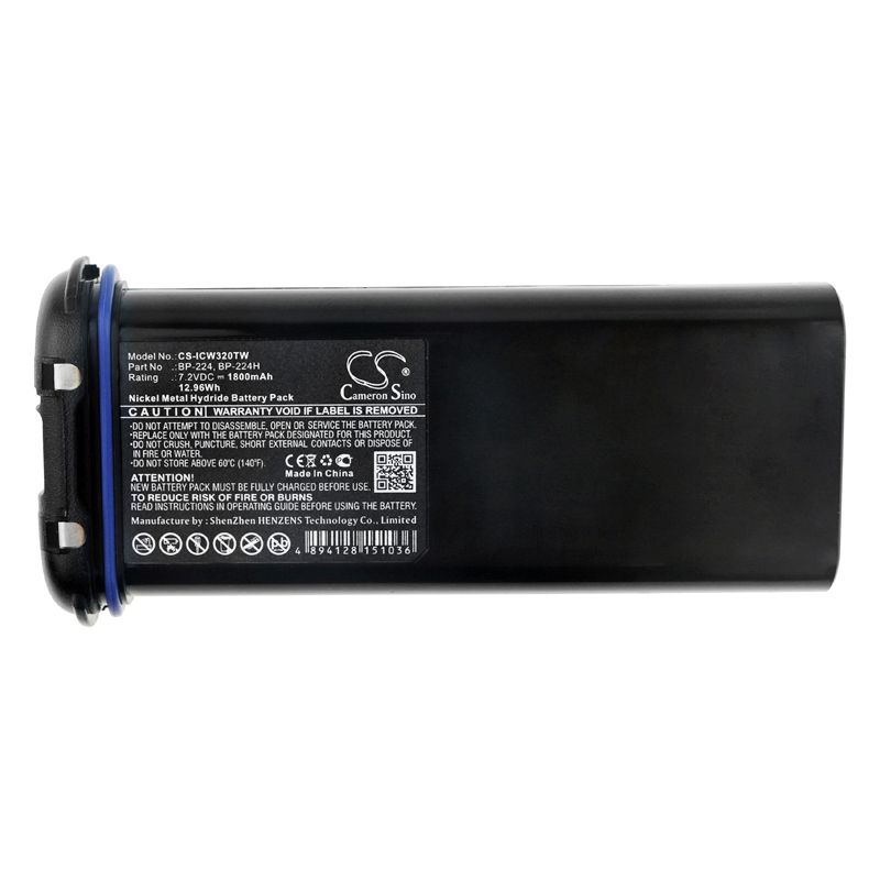 Ni-mh Battery Fits Icom, Ic-ic-m2a, Ic-ic-m31 7.2v, 1800mah Two-Way Radio Cameron Sino Technology Limited
