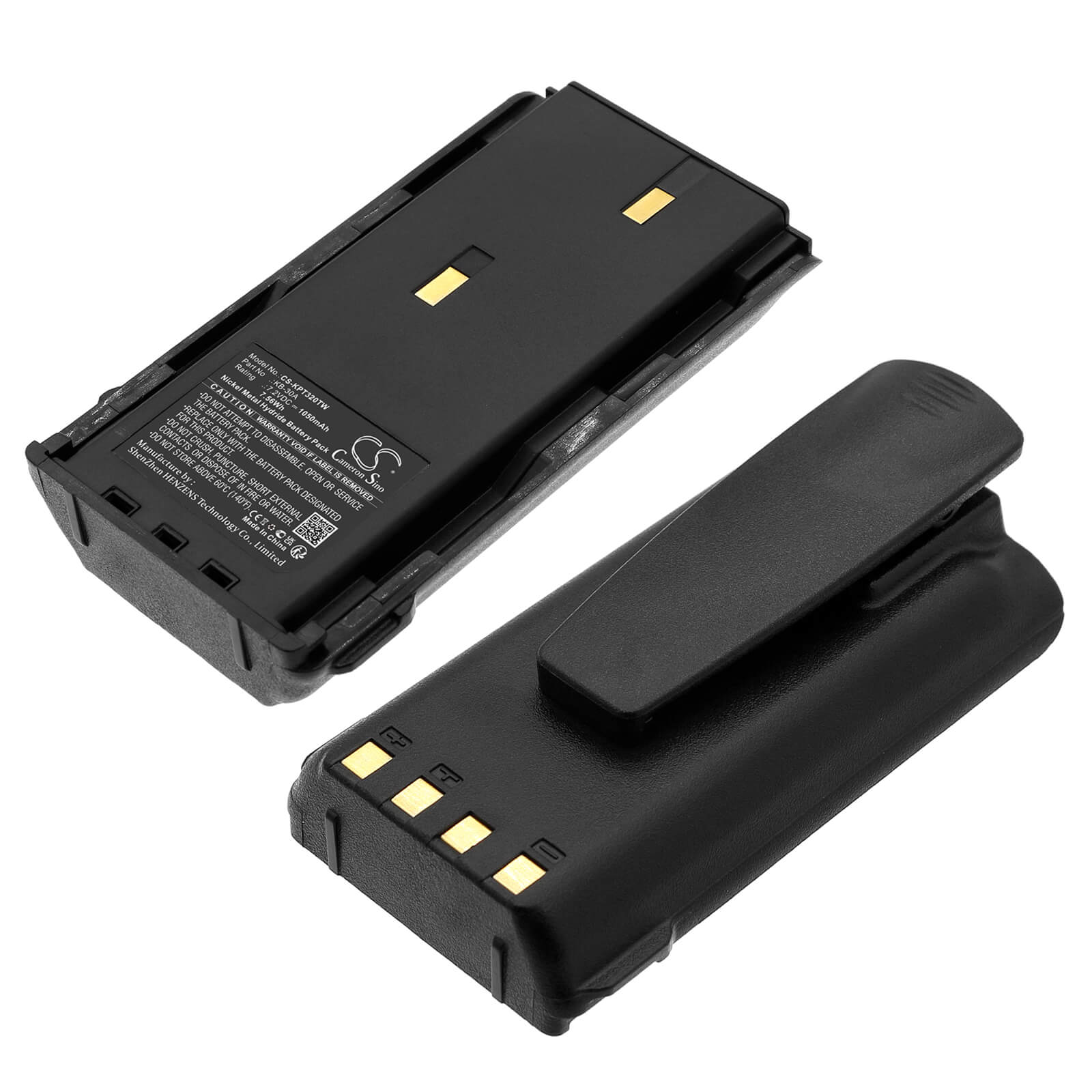 Ni-MH Battery fits Kirisun, Pt-2208, Pt-3208, Pt-3308 7.2V, 1050mAh Two-Way Radio Cameron Sino Technology Limited