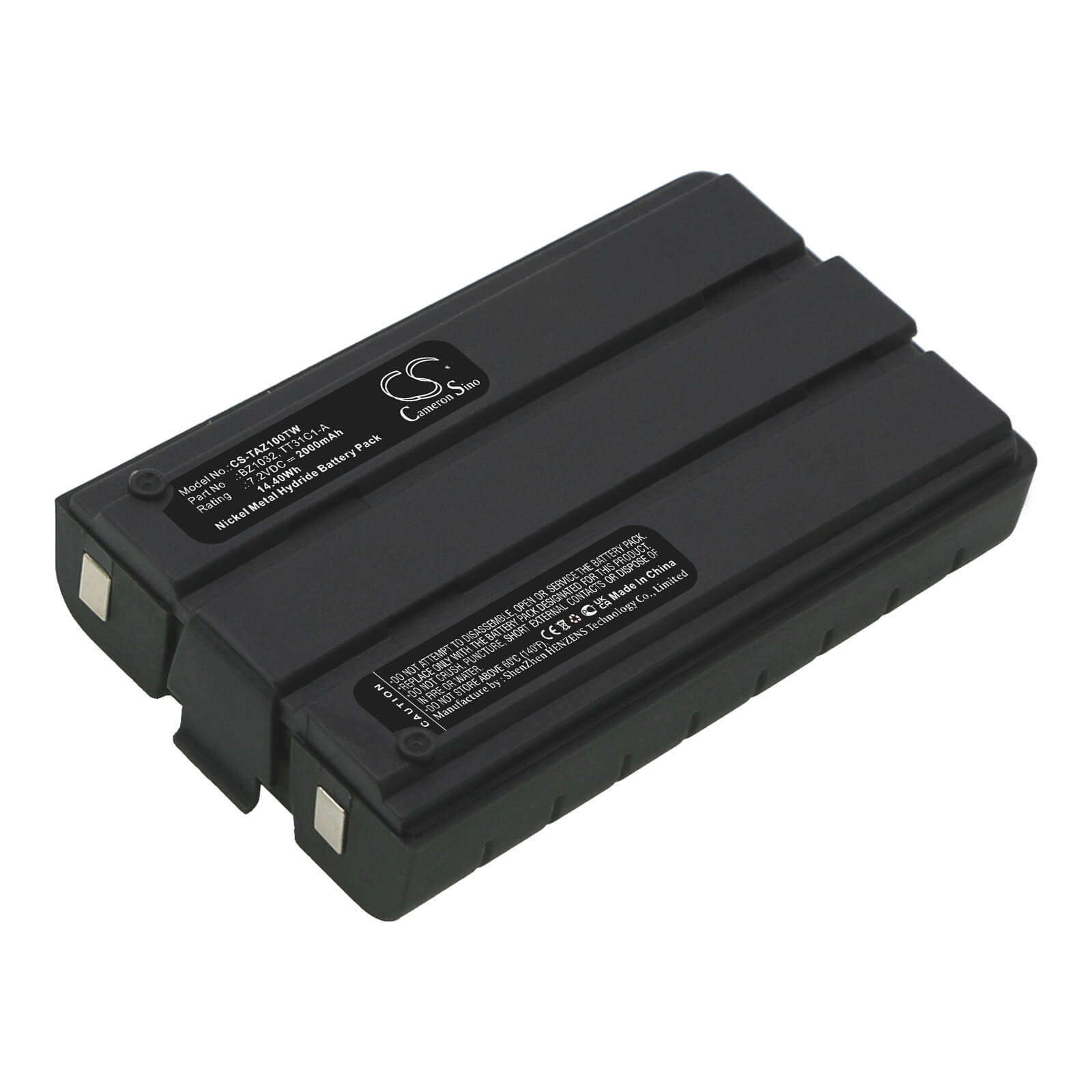Ni-MH Battery fits Ma-com-ericsson, Bz1032 7.2V, 2000mAh / 14.40Wh Two-Way Radio Cameron Sino Technology Limited