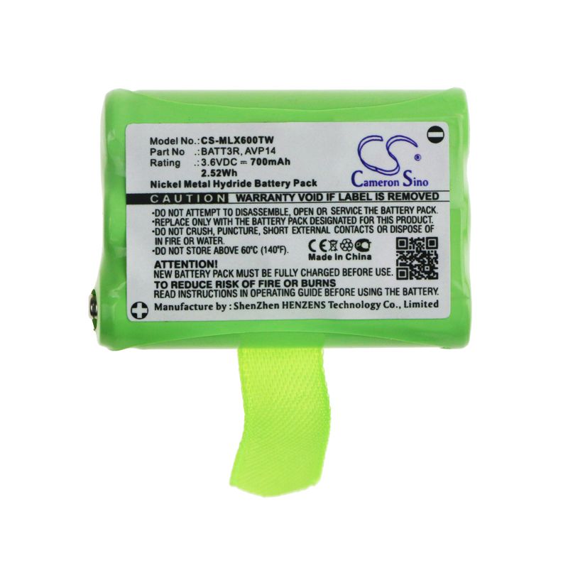 Ni-MH Battery fits Midland, Lxt600, Lxt630 3.6V, 700mAh Two-Way Radio Cameron Sino Technology Limited