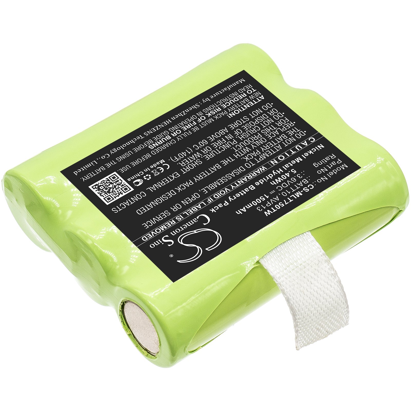 Ni-MH Battery fits Midland, T71, T75 3.6V, 1500mAh Two-Way Radio Cameron Sino Technology Limited