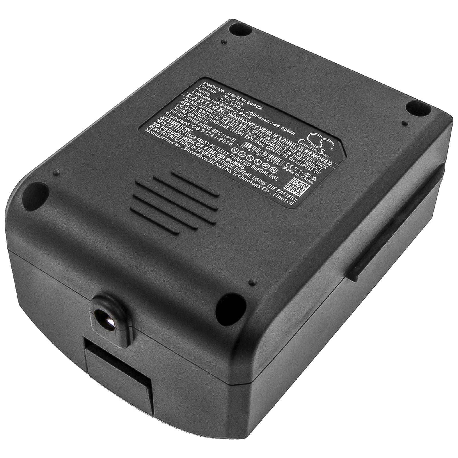 Ni-MH Battery fits Moosoo, X6 22.2V, 2000mAh Vacuum Cameron Sino Technology Limited