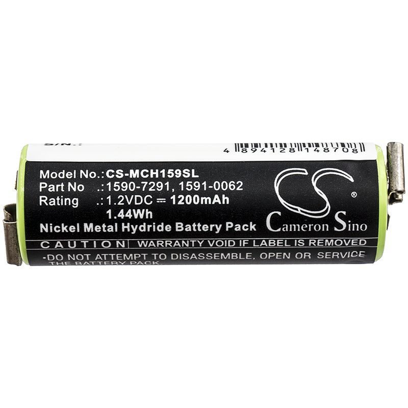 Ni-mh Battery Fits Moser, Chromini 1591, Chromini 1591b 1.2v, 1200mah Shaver Cameron Sino Technology Limited