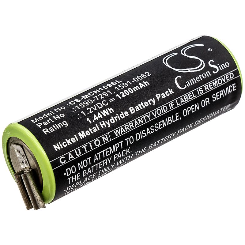 Ni-mh Battery Fits Moser, Chromini 1591, Chromini 1591b 1.2v, 1200mah Shaver Cameron Sino Technology Limited