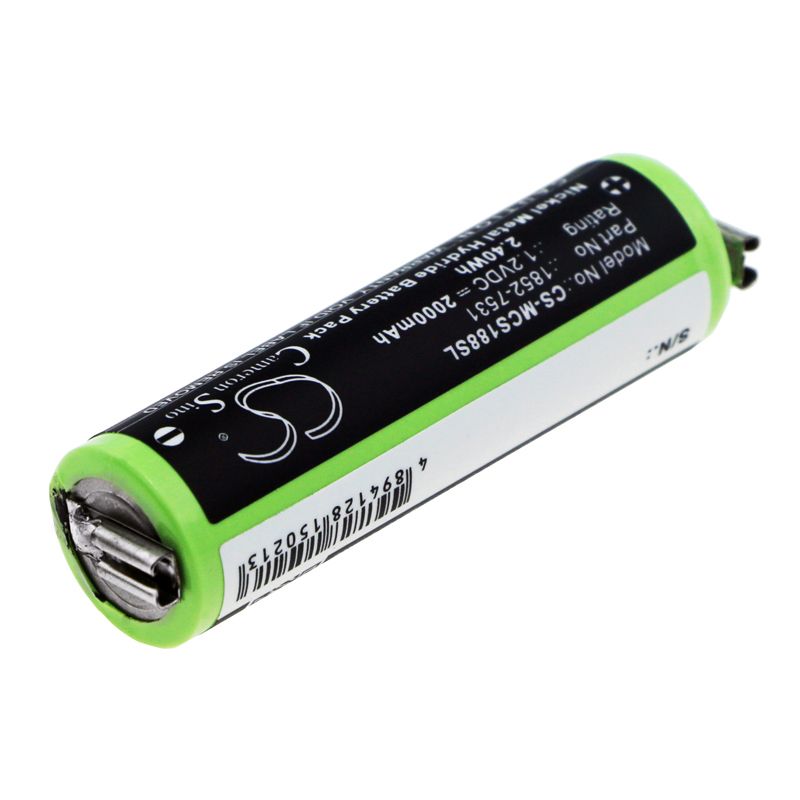 Ni-MH Battery fits Moser, Chromini 1591, Chromini 1591b 1.2V, 2000mAh Shaver Cameron Sino Technology Limited