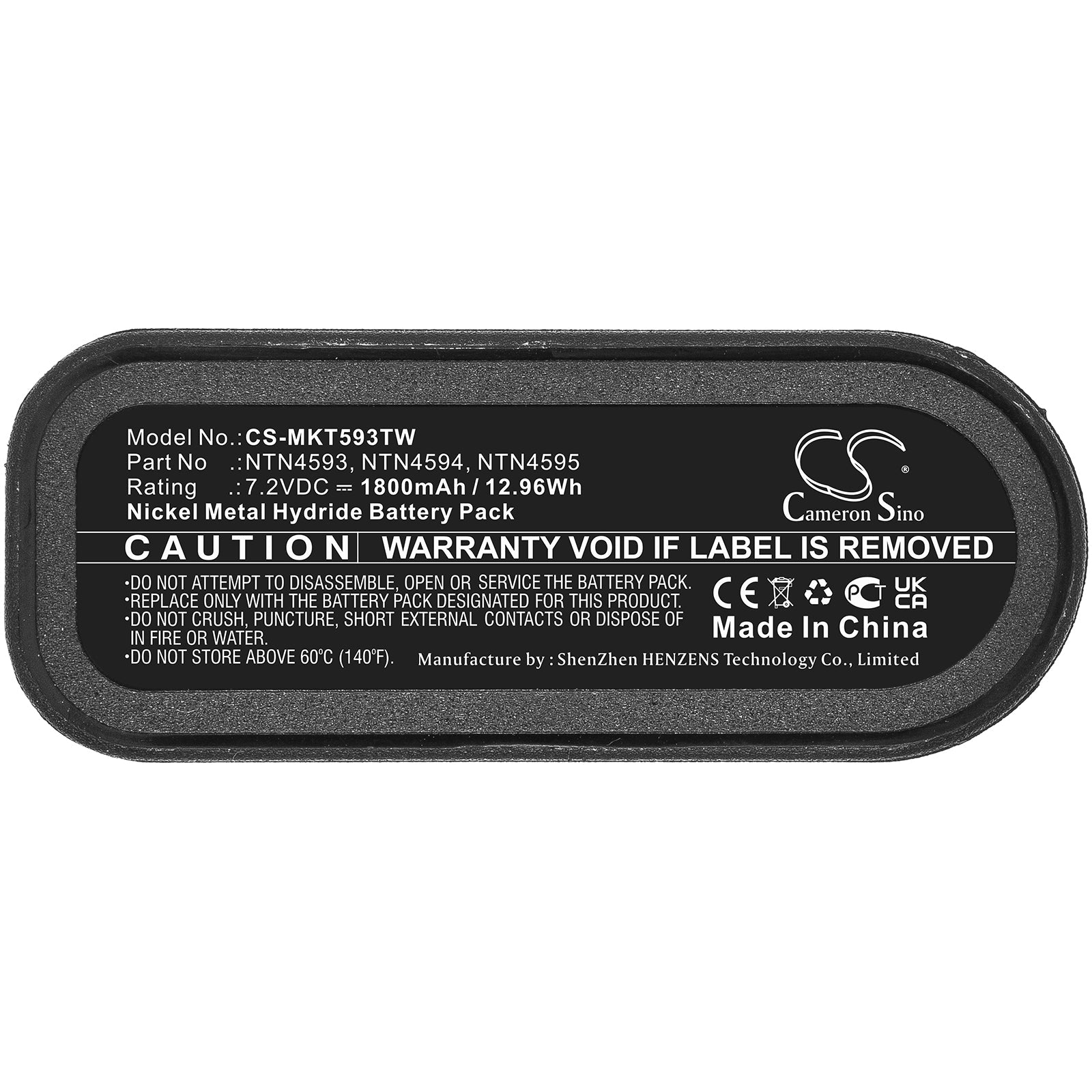 Ni-MH Battery fits Motorola, Ntn4538, Ntn4592, Ntn4593, Ntn4593dr, Ntn4594, Ntn4595, Ntn4595a, Ntn4595b, Ntn4595dr, Ntn4595m, Nt Mobile & SmartPhone Cameron Sino Technology Limited (Suspended)