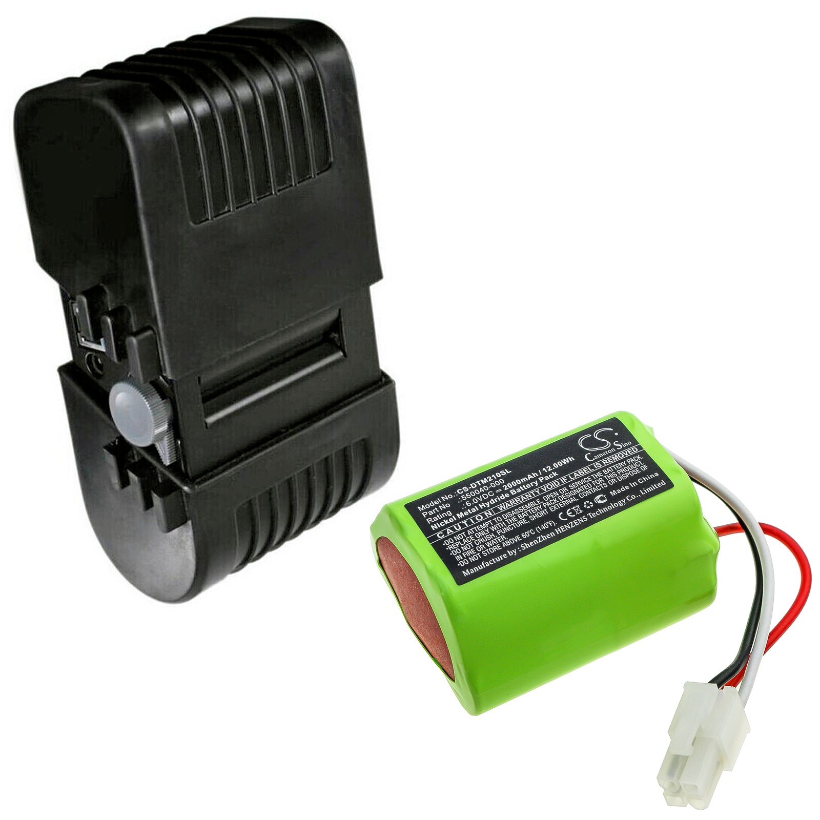 Ni-MH Battery fits Oneil, Microflash 2 6.0V, 2000mAh Portable Printer Cameron Sino Technology Limited