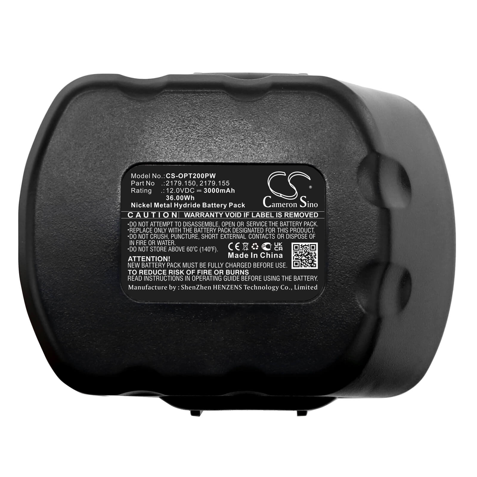 Ni-MH Battery fits Orgapack, Or-t100, Or-t200 12.0V, 3000mAh / 36.00Wh Strapping Tools Cameron Sino Technology Limited