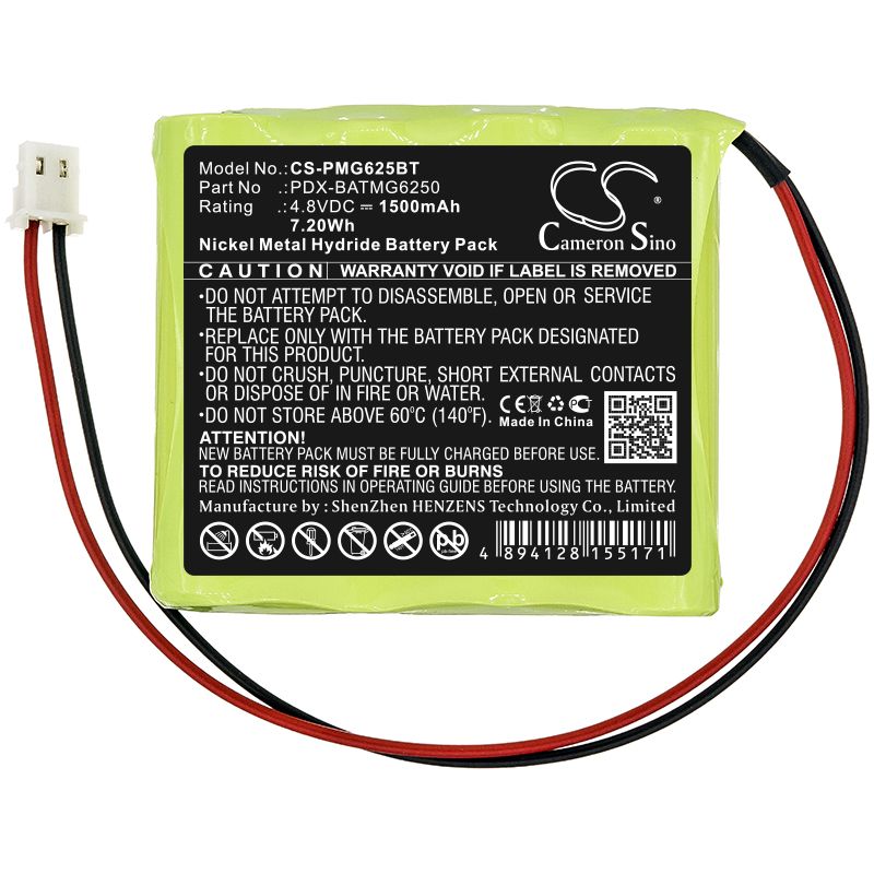 Ni - MH Battery fits Paradox, Magellan 6250 Console, Magellan Mg6250 4.8V, 1500mAh - Batterybuyer.ca