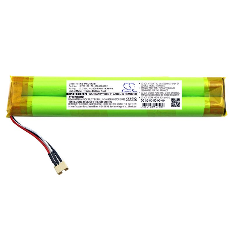 Ni-MH Battery fits Paradox Magellan, Mg6060, Mg6060 Control Panel 7.2V, 2000mAh Alarm System Cameron Sino Technology Limited
