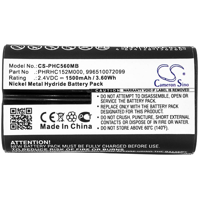 Ni-mh Battery Fits Philips, Avent Scd560, Avent Scd560/01 2.4v, 1500mah BabyPhone Cameron Sino Technology Limited