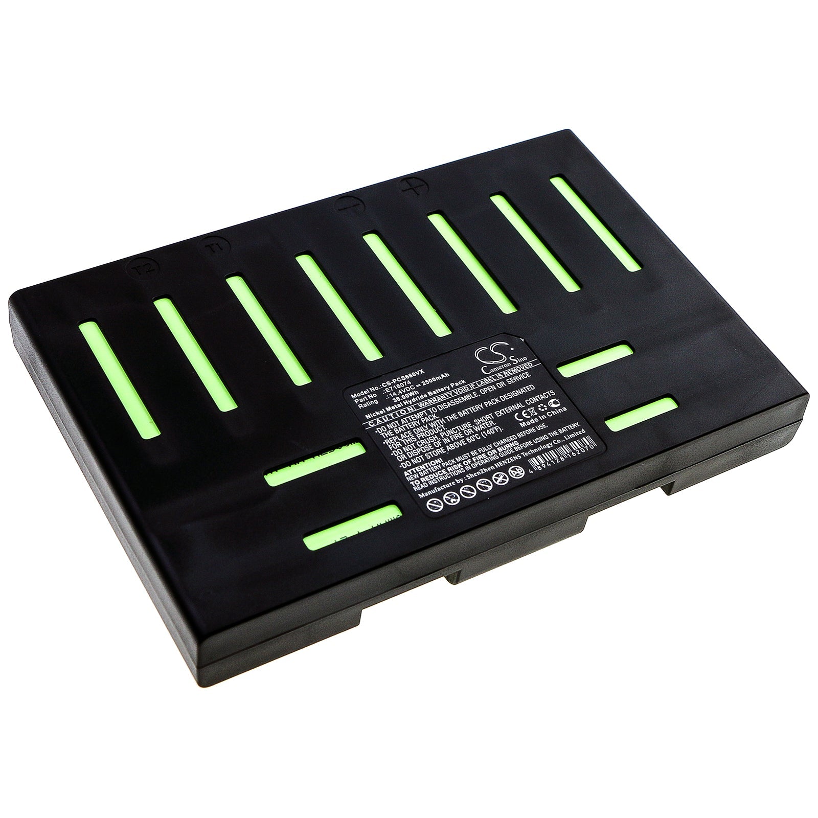 Ni-MH Battery fits Proscenic, E718074 14.4V, 2500mAh Vacuum Cameron Sino Technology Limited
