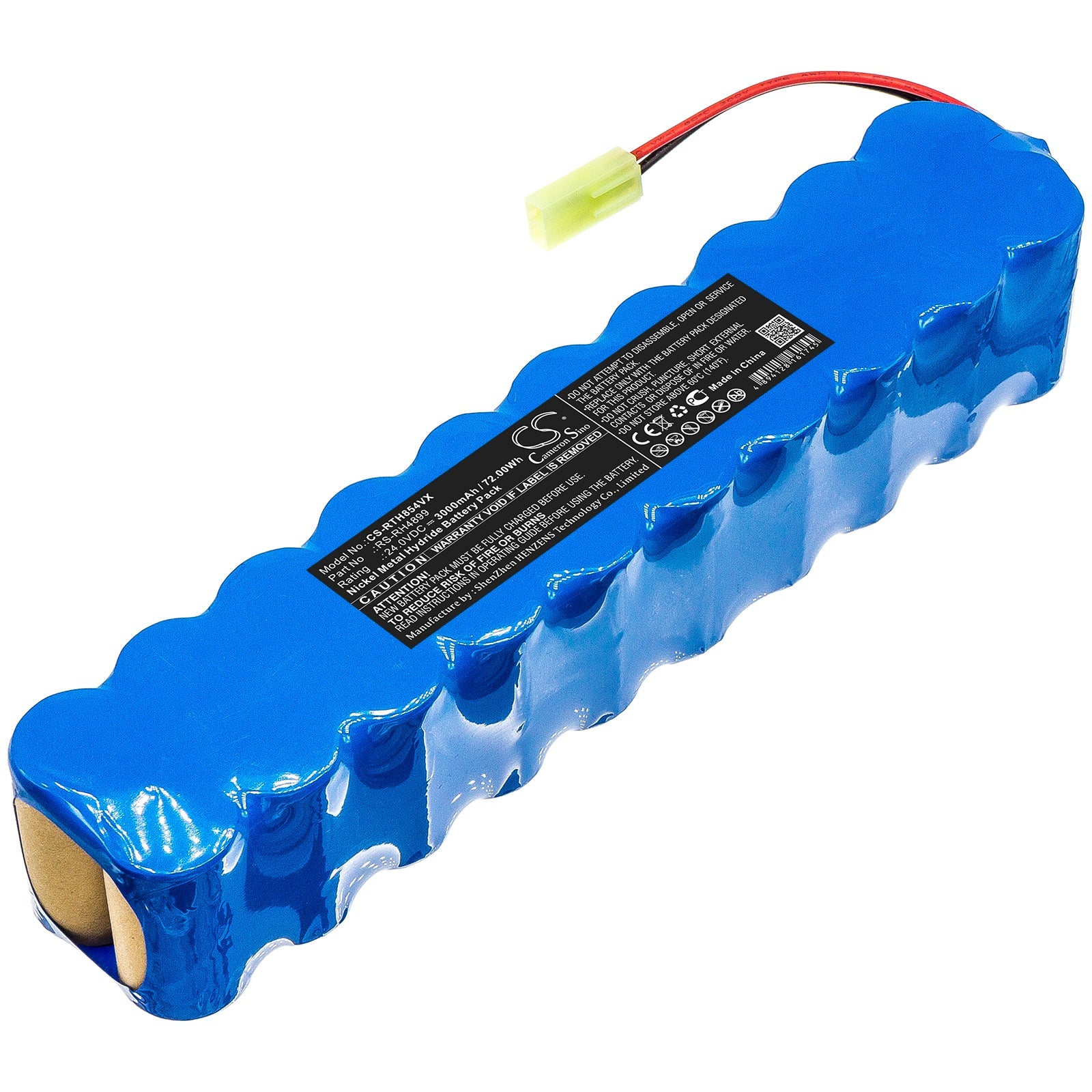 Ni-MH Battery fits Rowenta, Rs-rh4899 24.0V, 3000mAh Vacuum Cameron Sino Technology Limited