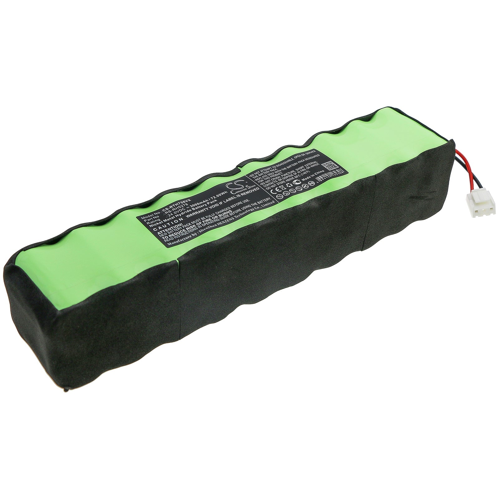 Ni-MH Battery fits Rowenta, Rs-rh5278 24.0V, 3000mAh Vacuum Cameron Sino Technology Limited