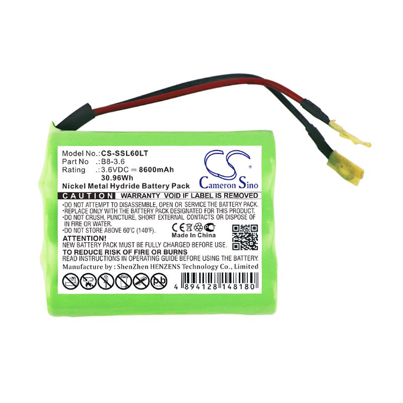 Ni-MH Battery fits Sealite, Sl60, Sl70 3.6V, 8600mAh Solar Marine Light Cameron Sino Technology Limited