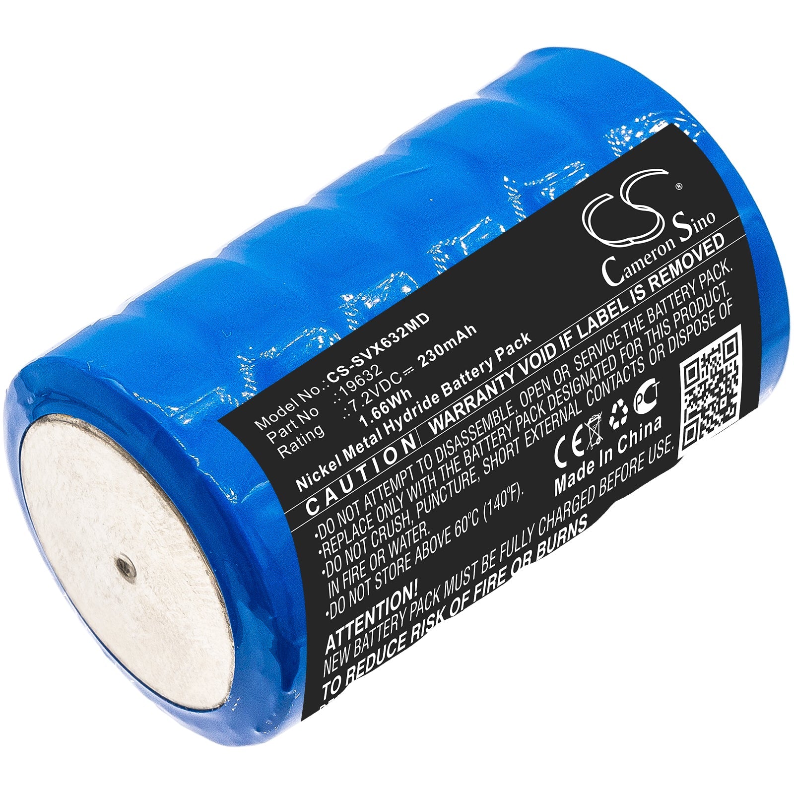 Ni-MH Battery fits Servox, 14266, 19632 7.2V, 230mAh Medical Cameron Sino Technology Limited