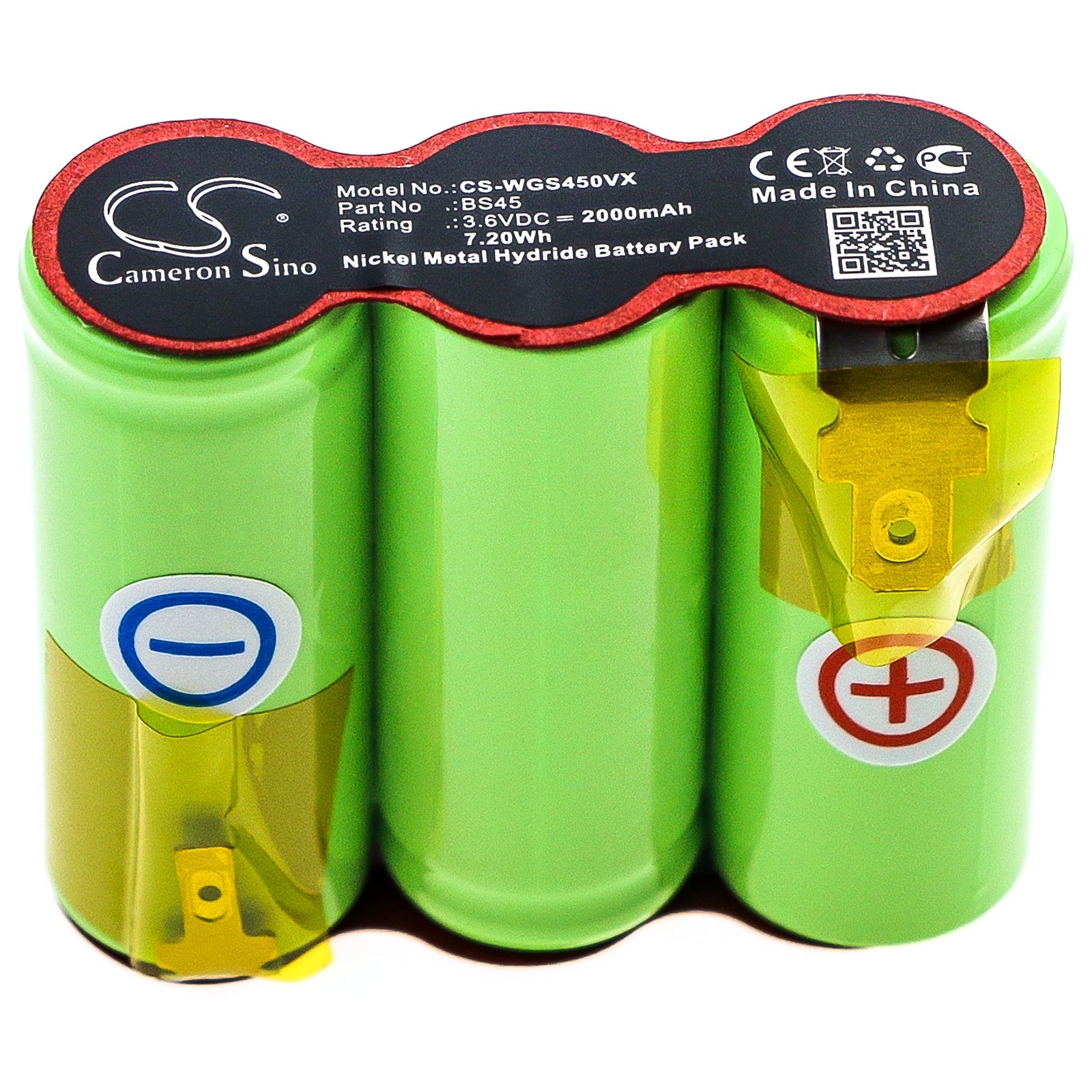 Ni-MH Battery fits Wolf Garten, Grass Shears Accu 45 Serie B-d, Rasenschere 3.6V, 2000mAh Gardening Tools Cameron Sino Technology Limited