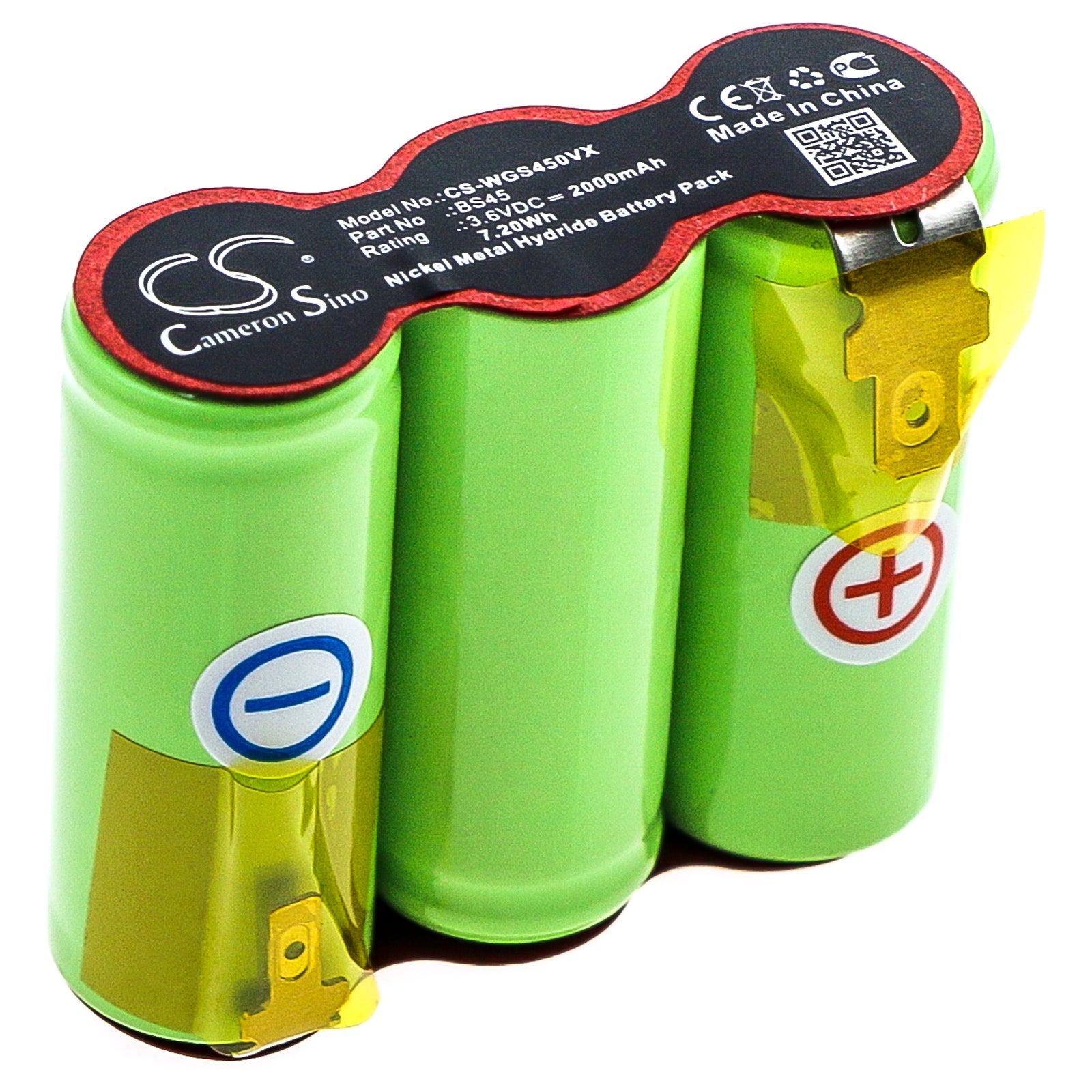 Ni-MH Battery fits Wolf Garten, Grass Shears Accu 45 Serie B-d, Rasenschere 3.6V, 2000mAh Gardening Tools Cameron Sino Technology Limited
