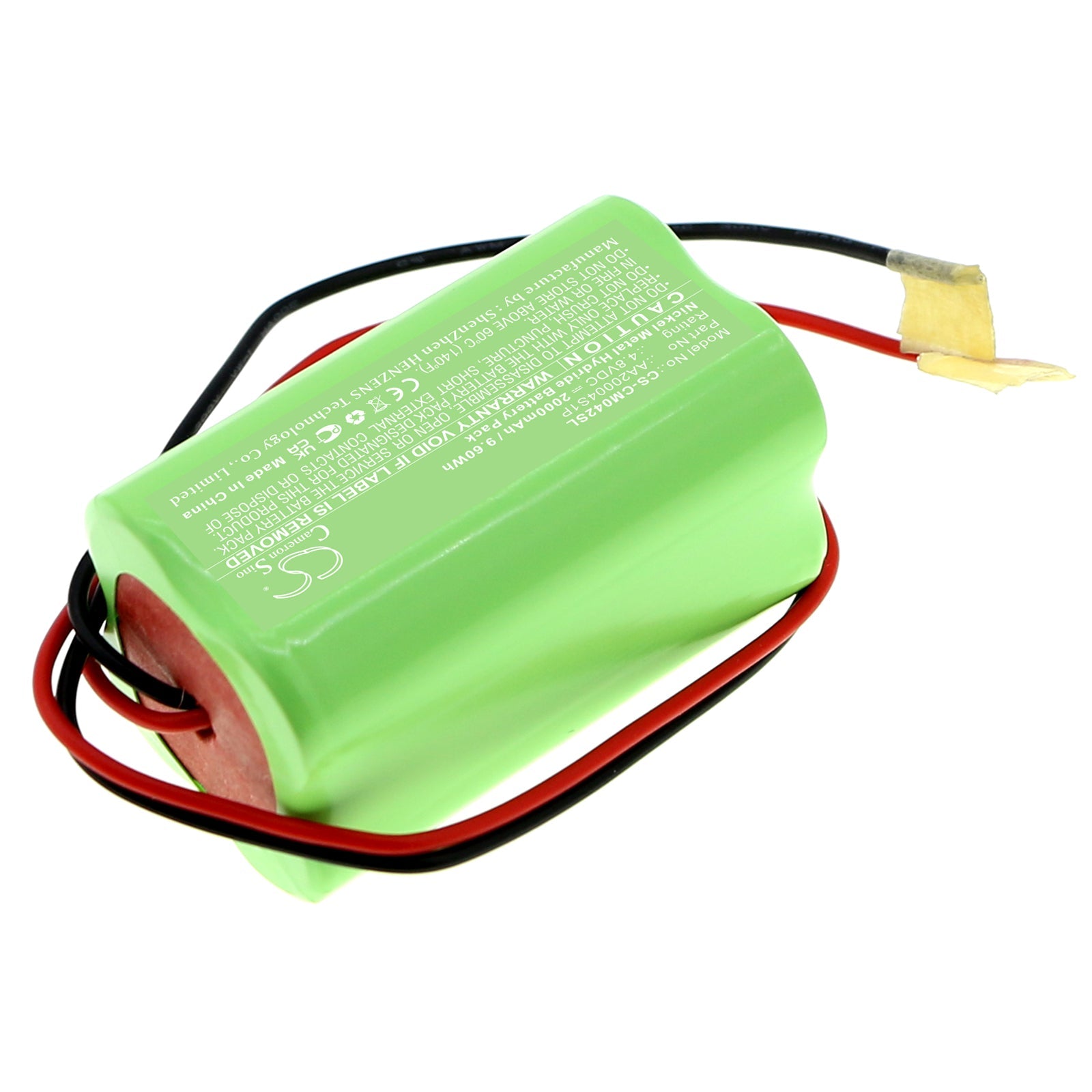 Ni-MH, Battery Pack Battery fits Custom Battery Packs, 4.8V, 2000mAh Battery Pack Cameron Sino Technology Limited